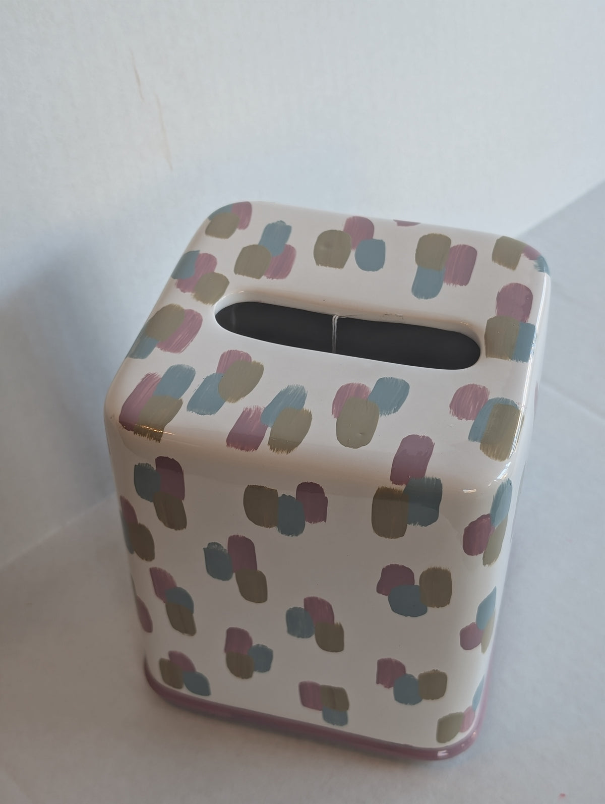 Cool Tone Brushstroke Tissue Cover image 1
