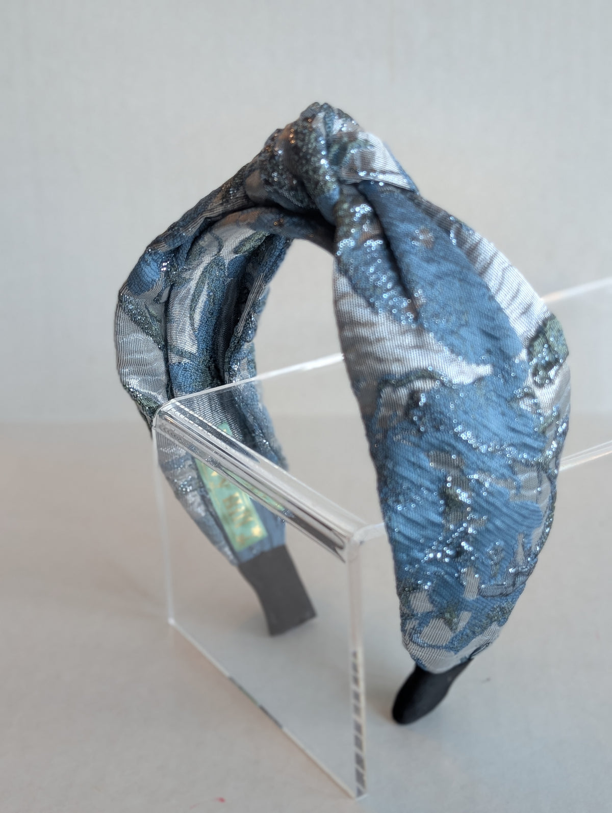 Blue Metallic Satin image 0