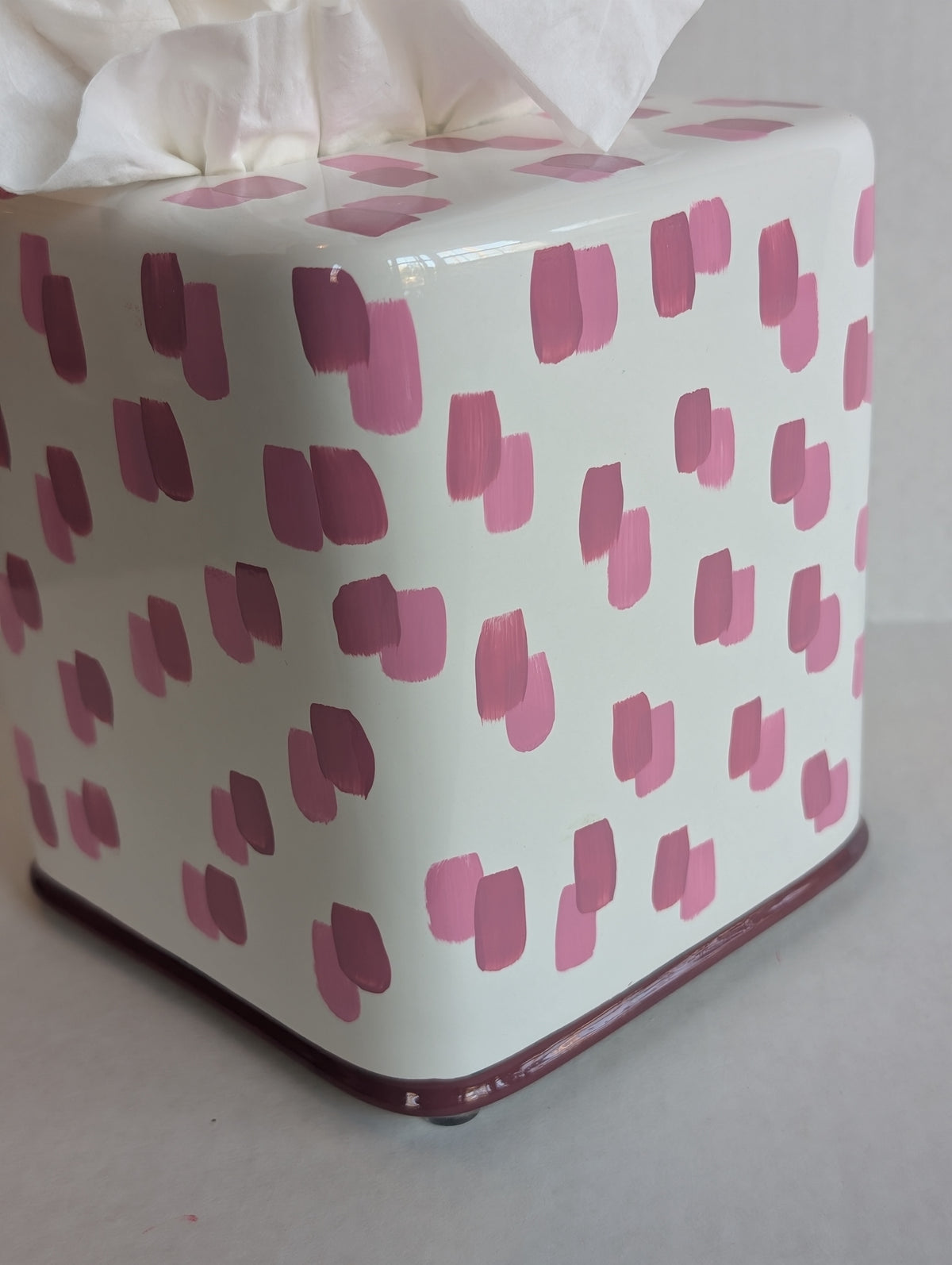 Mauve Brushstroke Tissue Cover  image 2