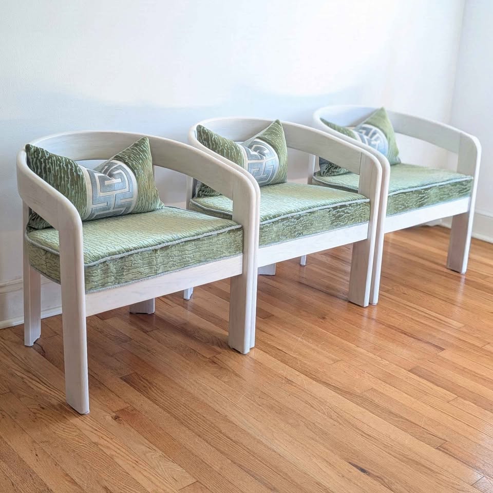 Oak Barrel Chairs