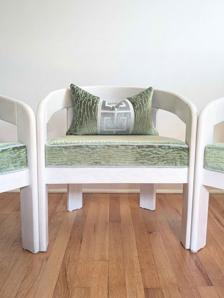 Oak Barrel Chairs