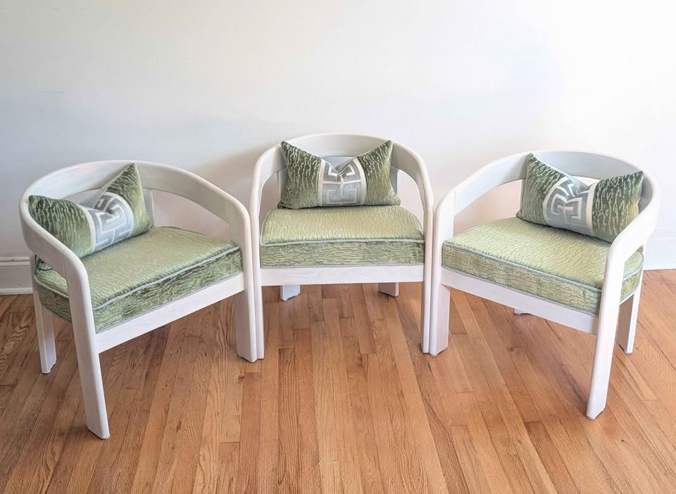 Oak Barrel Chairs