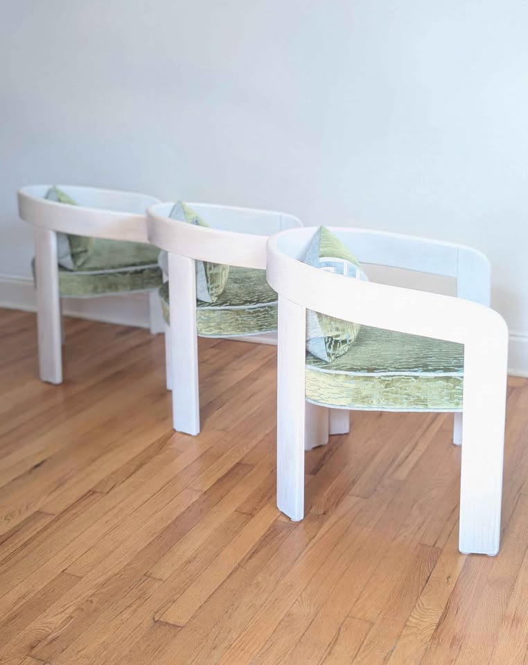 Oak Barrel Chairs