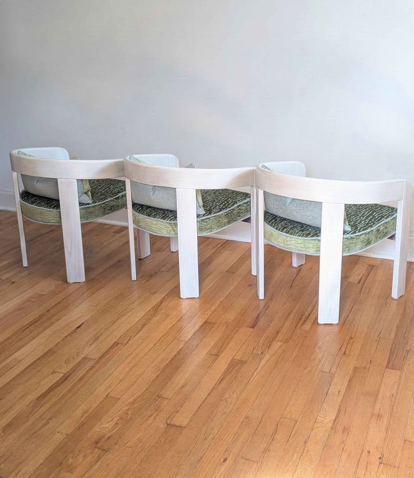 Oak Barrel Chairs